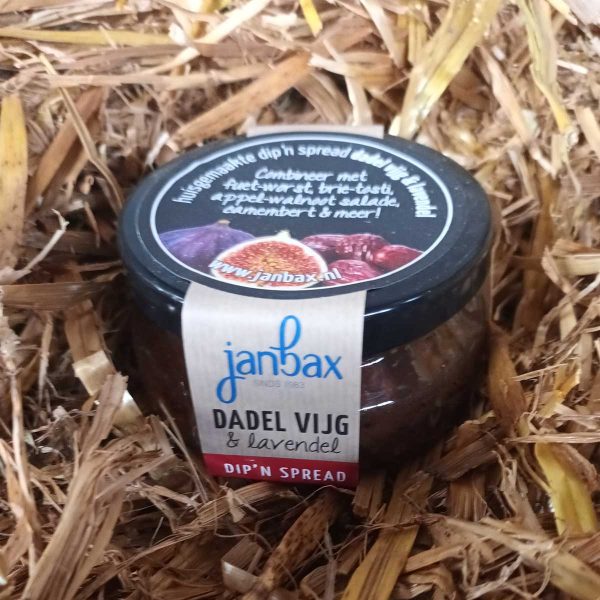 dadel-vijg-dip Dip'n spread dadel-vijg met lavendel